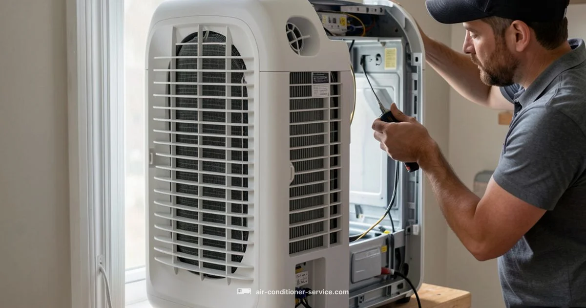 Window Kit Setup - Air Conditioner Service