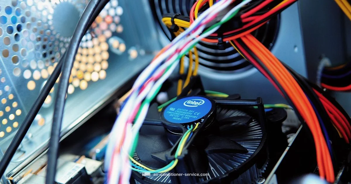 Inside AC Cabinet - Air Conditioner Service