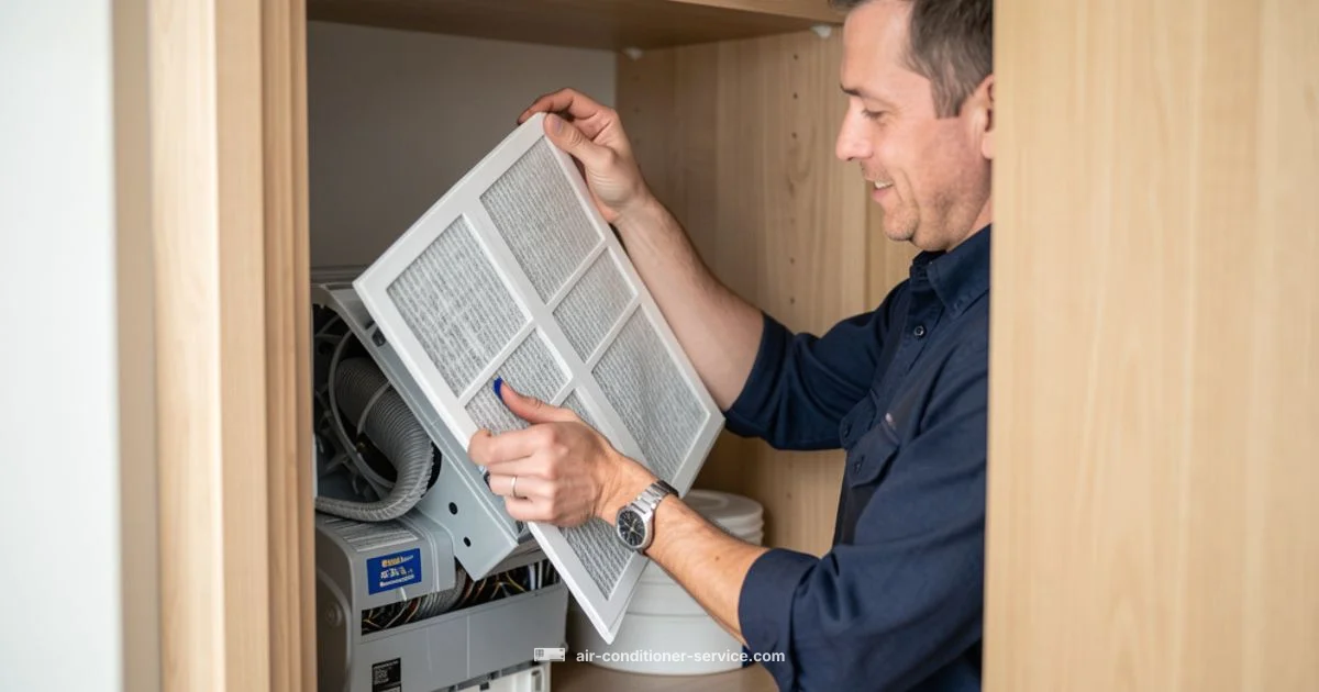 Replace AC Filter - Air Conditioner Service