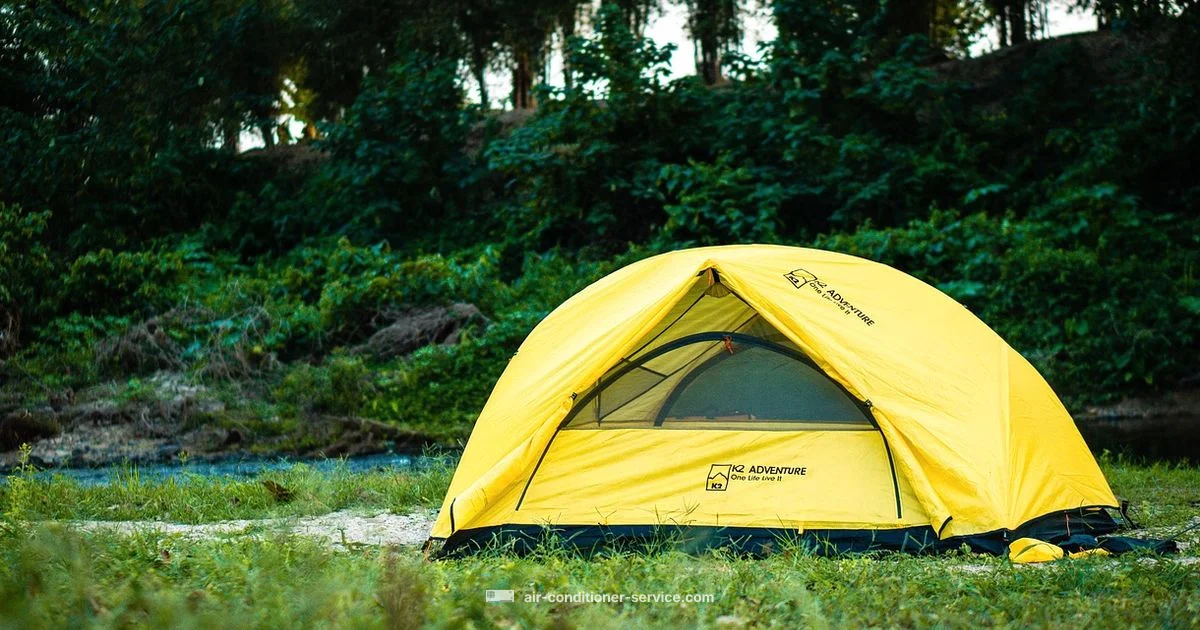 Camping AC Setup - Air Conditioner Service