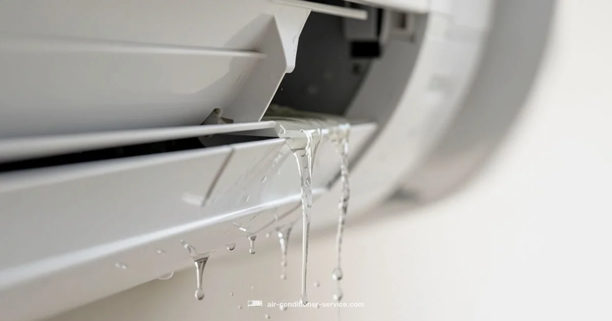 AC Water Leak - Air Conditioner Service