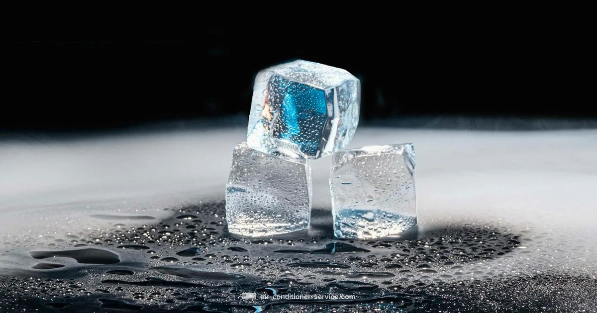 Frozen Outdoor AC - Air Conditioner Service